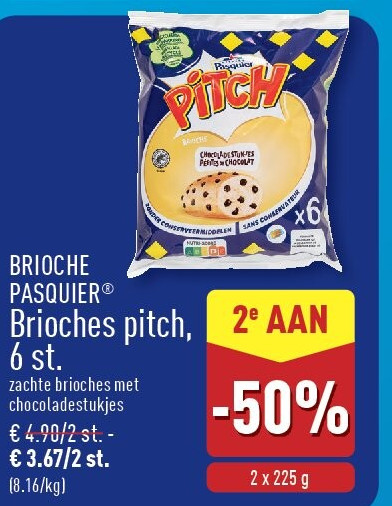 Brioches pitch, 6st.