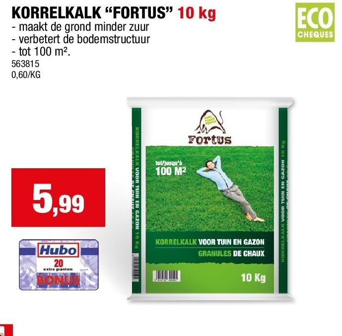 KORRELKALK “FORTUS” 10 kg