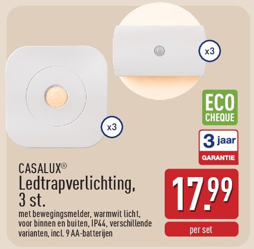 Ledtrapverlichting, 3st.