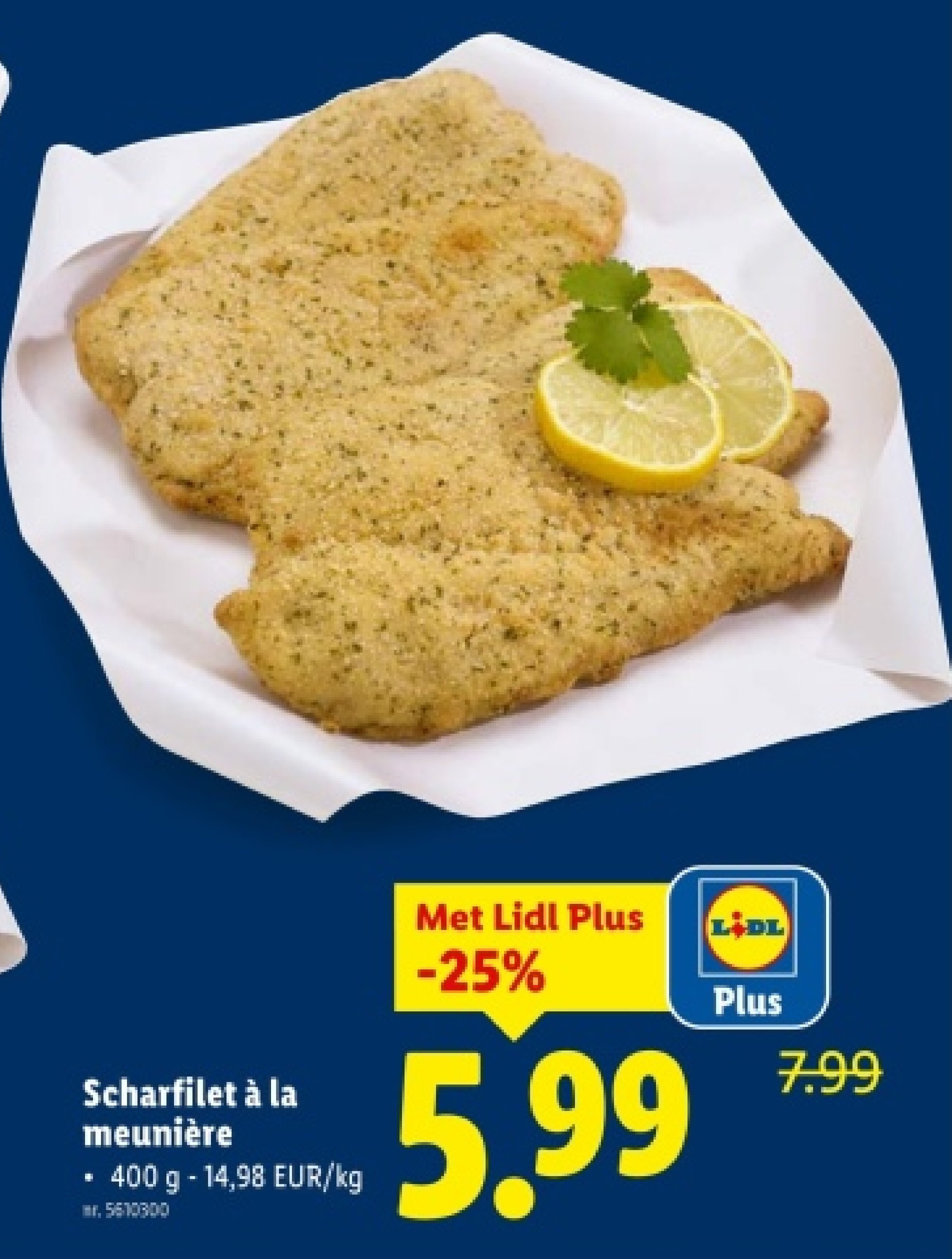 Scharfilet à la meunière