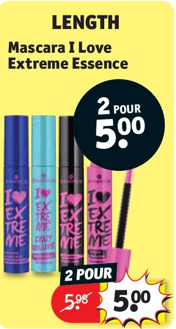 Mascara I Love Extreme Essence 2 POUR
