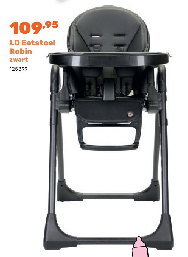 LD Eetstoel Robin zwart