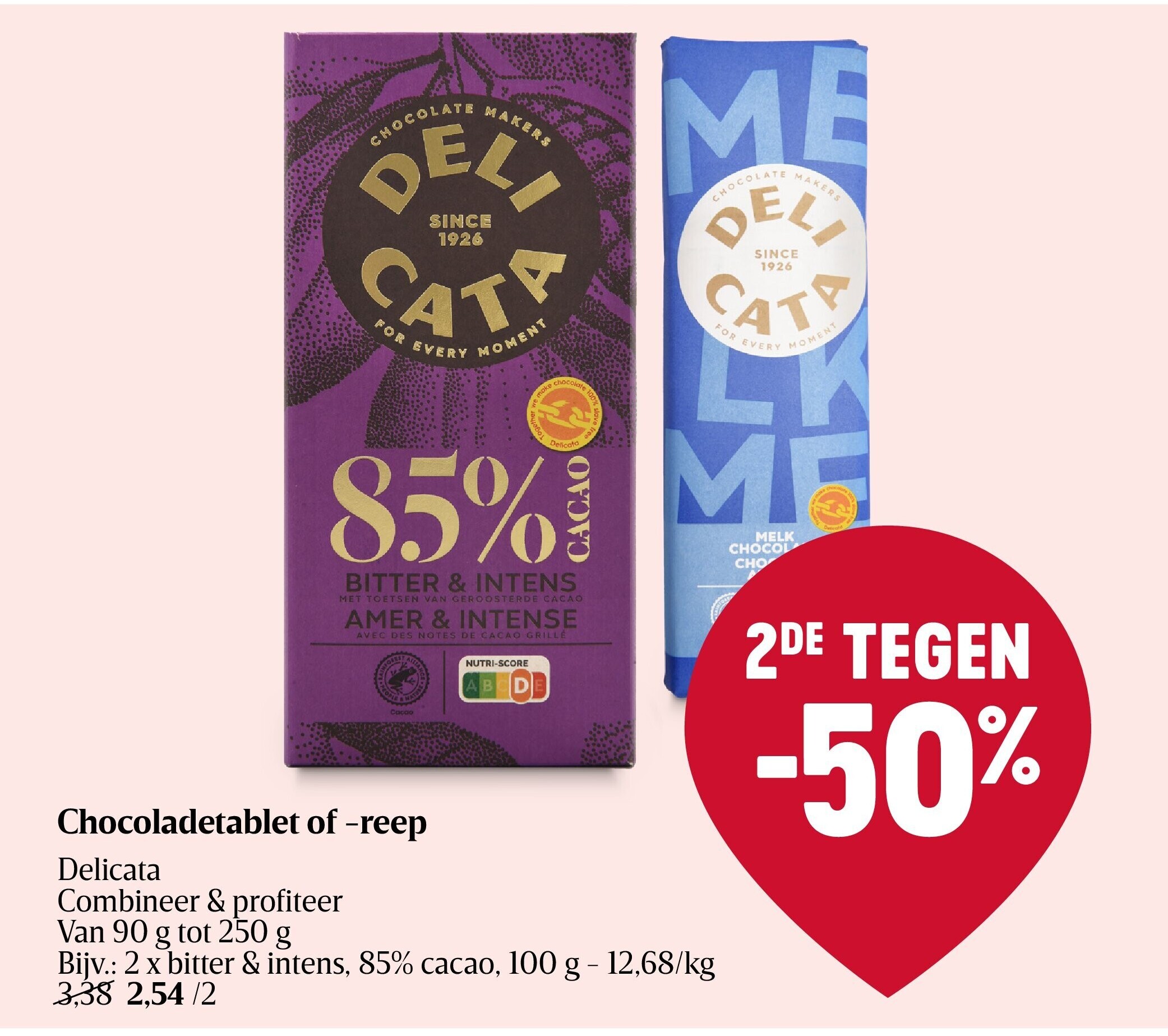 Chocoladetablet of -reep