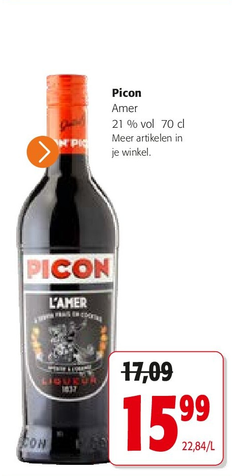 Picon Amer 21 % vol 70 cl