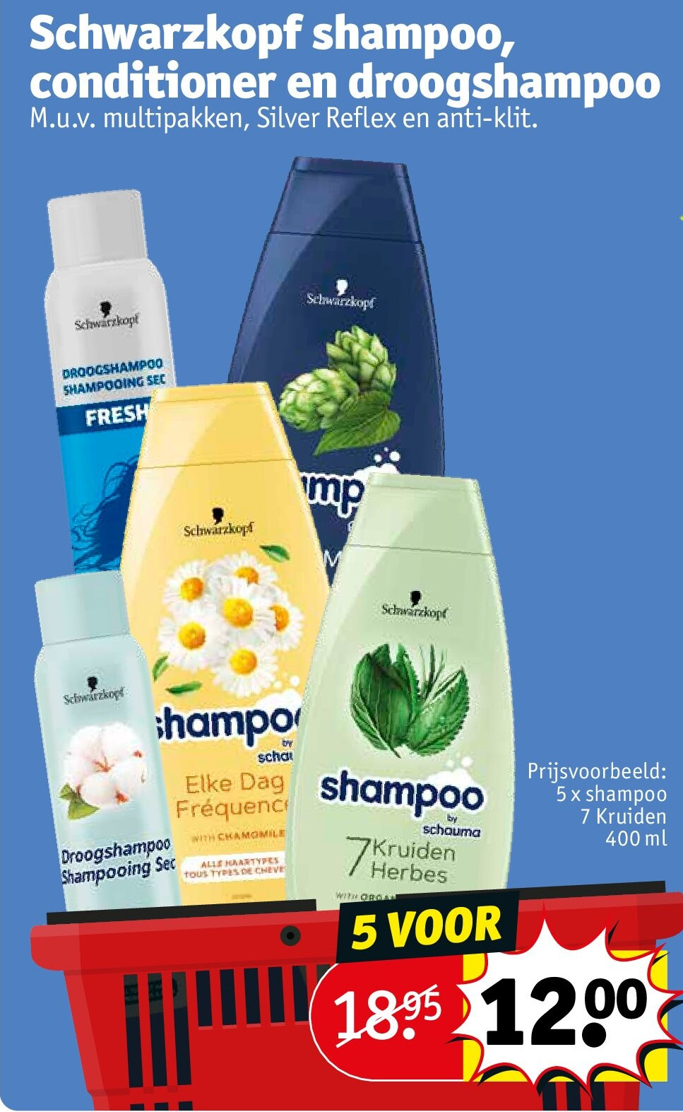 Schwarzkopf shampoo, conditioner en droogshampoo