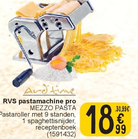 RVS pastamachine pro