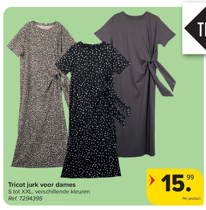 Tricot jurk voor dames