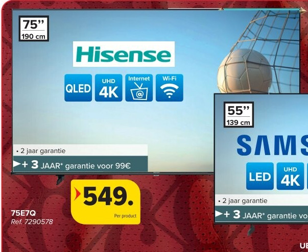 Hisense 75E7Q QLED TV