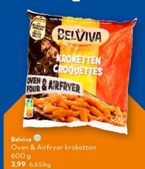 Belviva Oven & Airfryer kroketten 600 g