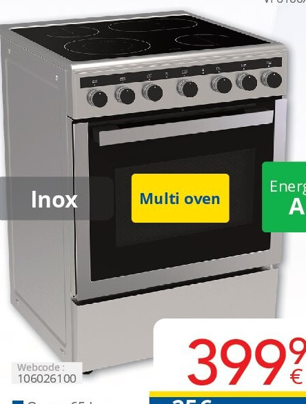Vitrokeramisch fornuis VF6100X