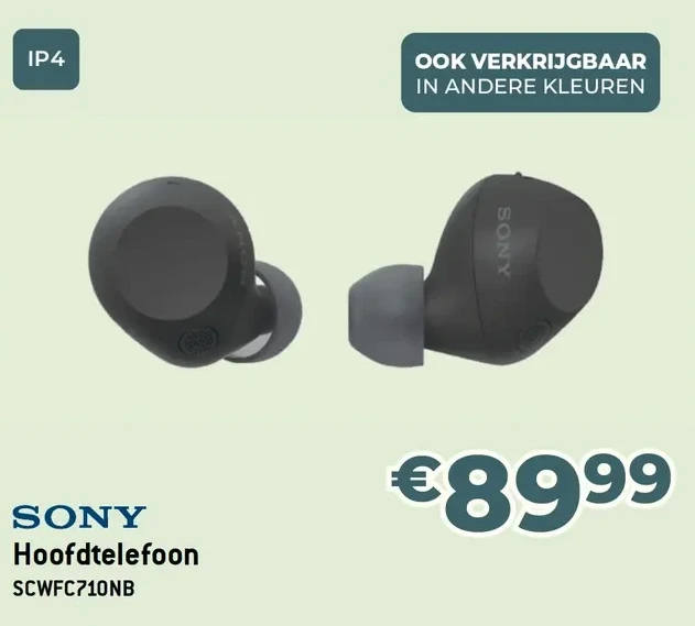SONY Hoofdtelefoon SCWFC710NB