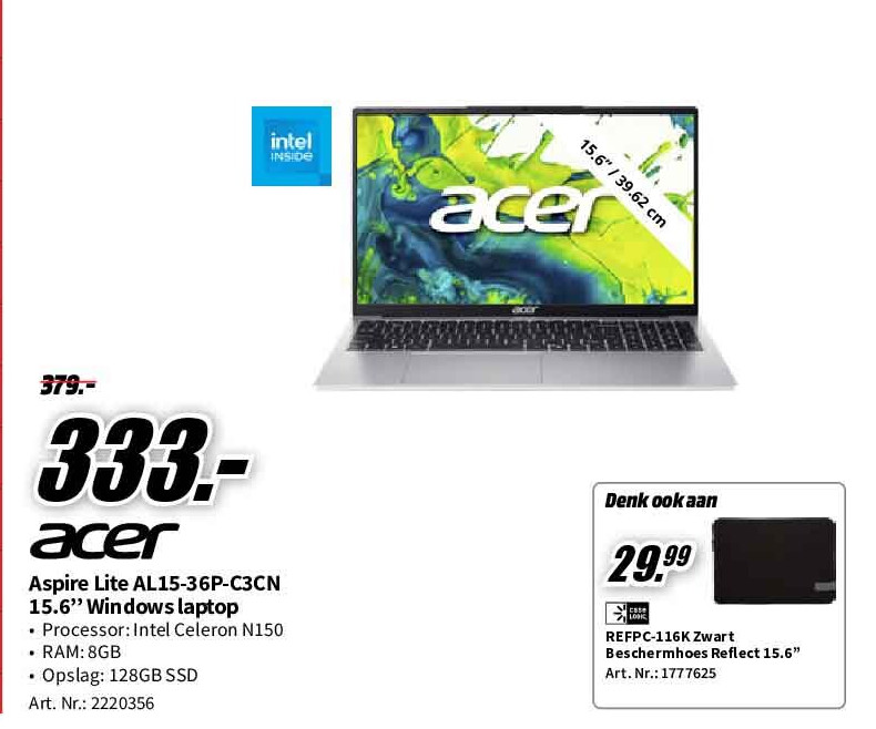 acer Aspire Lite AL15-36P-C3CN 15.6"Windows laptop