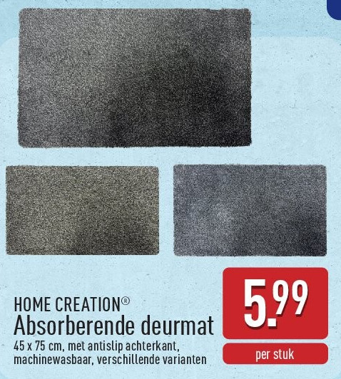 Absorberende deurmat