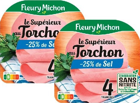 JAMBON LE SUPÉRIEUR AU TORCHON 120 g