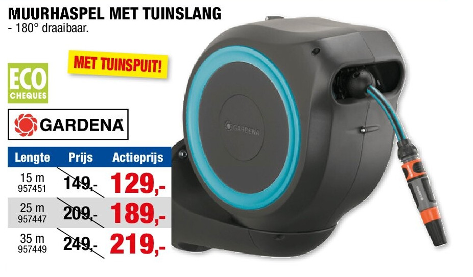 MUURHASPEL MET TUINSLANG