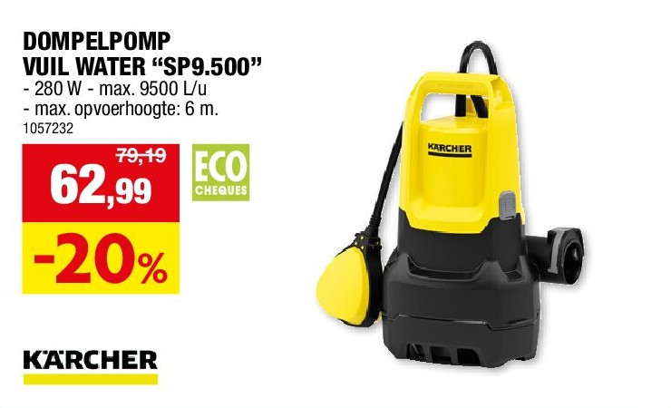 DOMPELPOMP VUIL WATER “SP9.500”