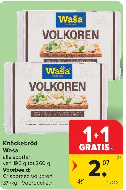Knäckebröd Wasa