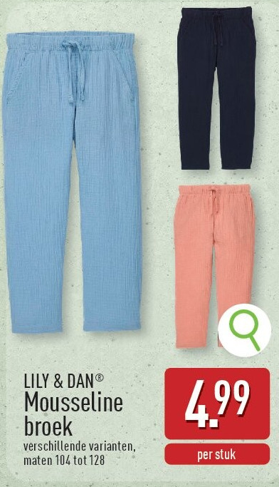 Mousseline broek