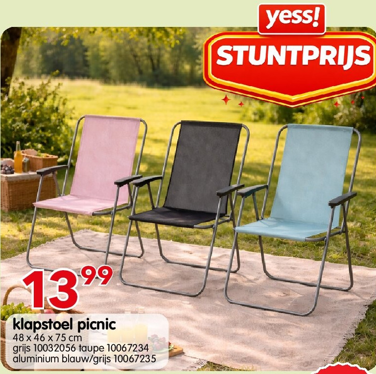 klapstoel picnic