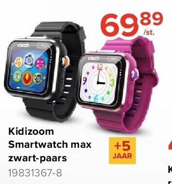 Kidizoom Smartwatch max zwart-paars