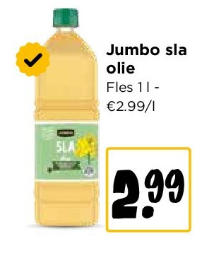 Jumbo sla olie