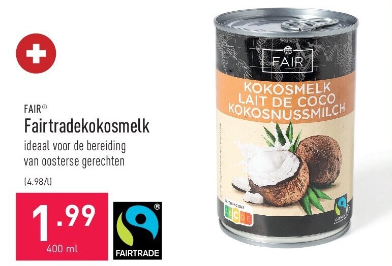 Fairtradekokosmelk