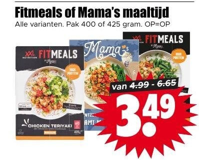 Fitmeals of Mama's maaltijd