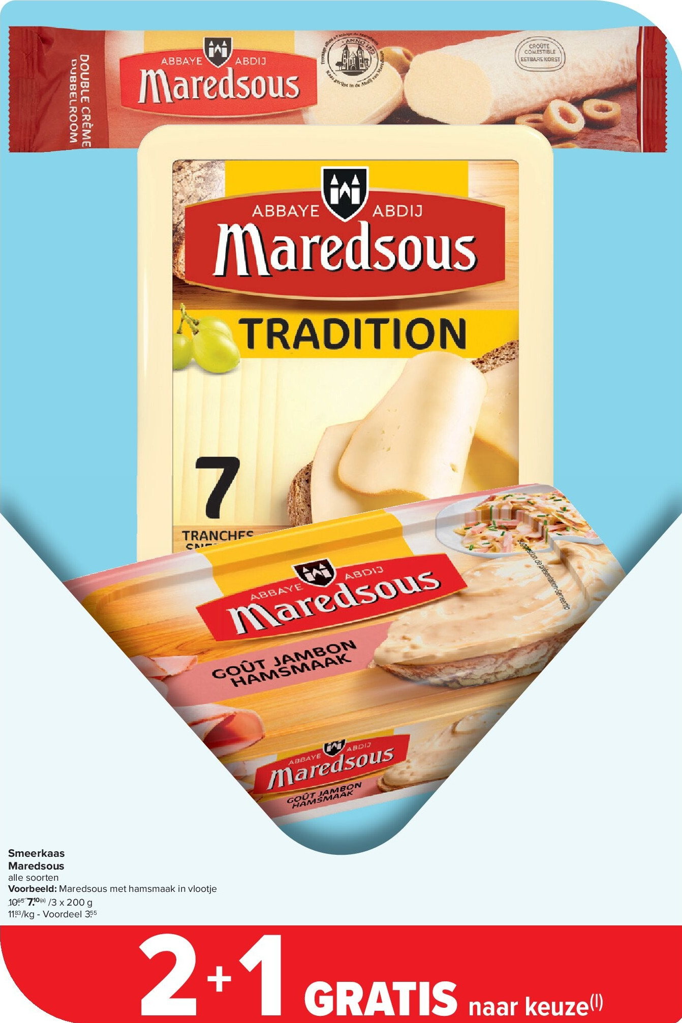 Smeerkaas Maredsous