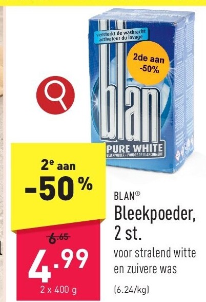 Bleekpoeder, 2 st.