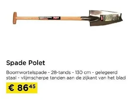 Spade Polet Boomwortelspade