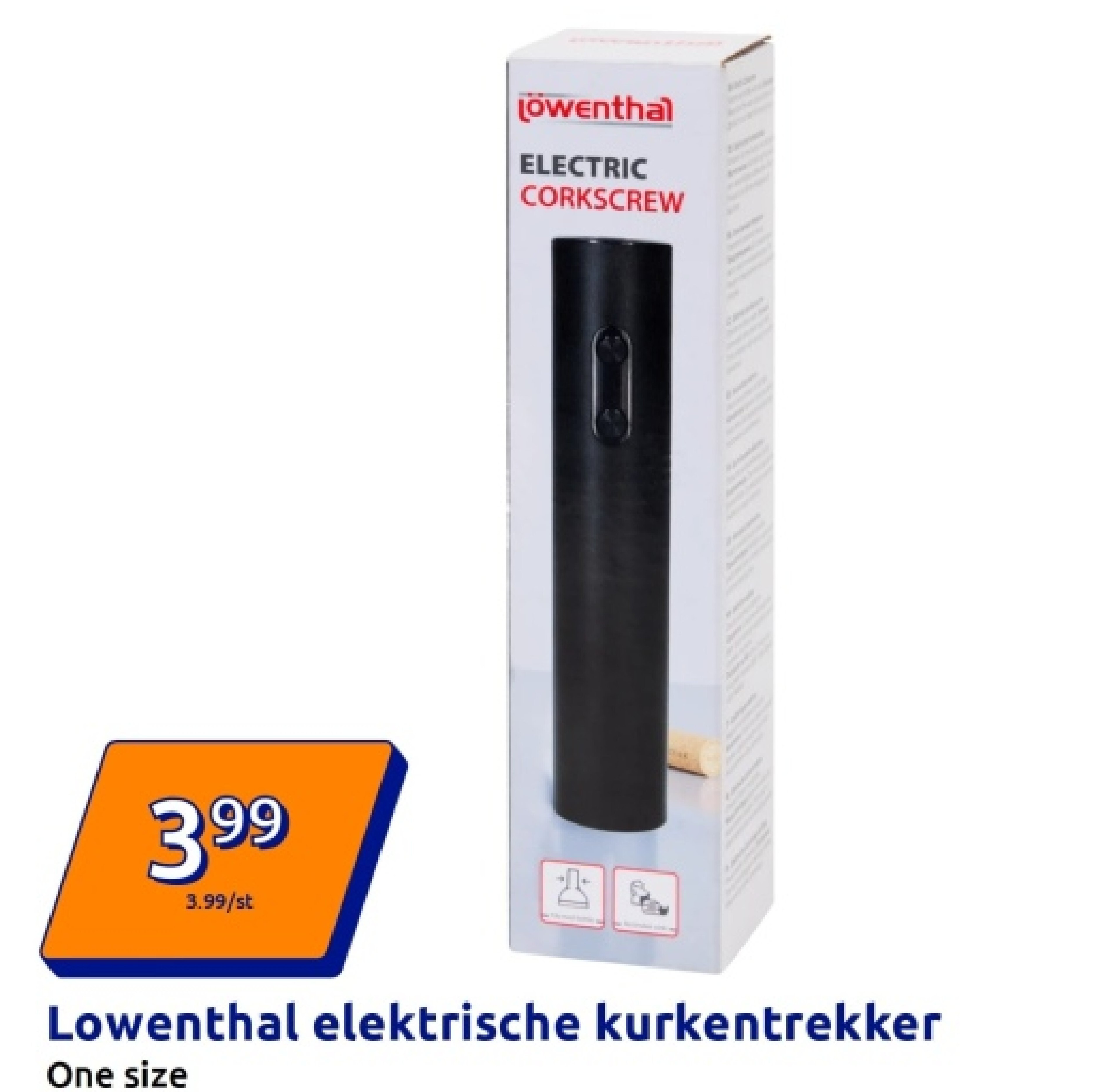 Lowenthal elektrische kurkentrekker