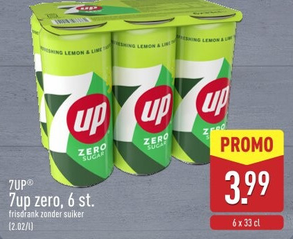 7up zero, 6 st.