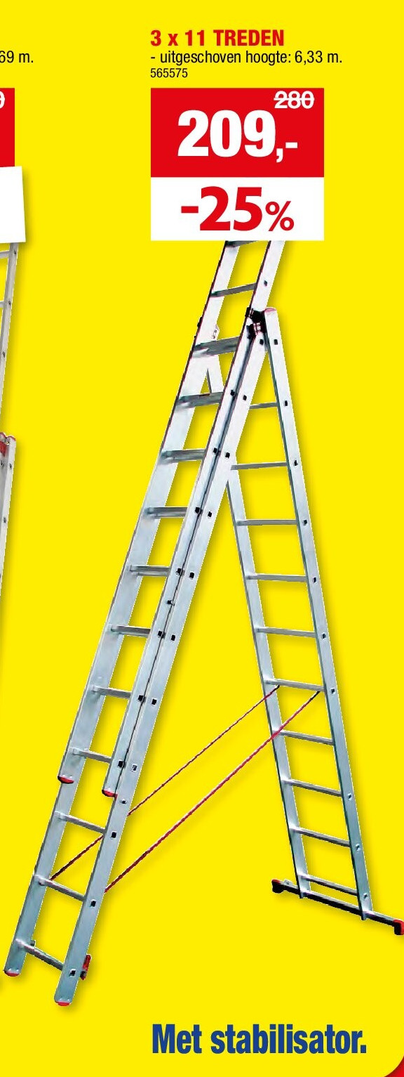 LADDER 3 x 11 TREDEN