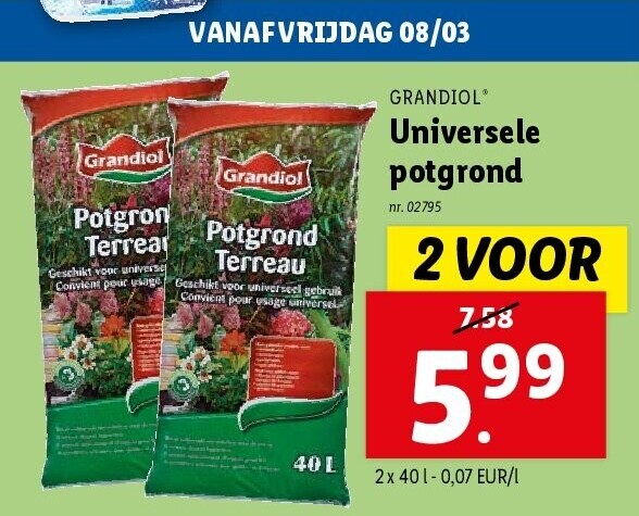Universele potgrond