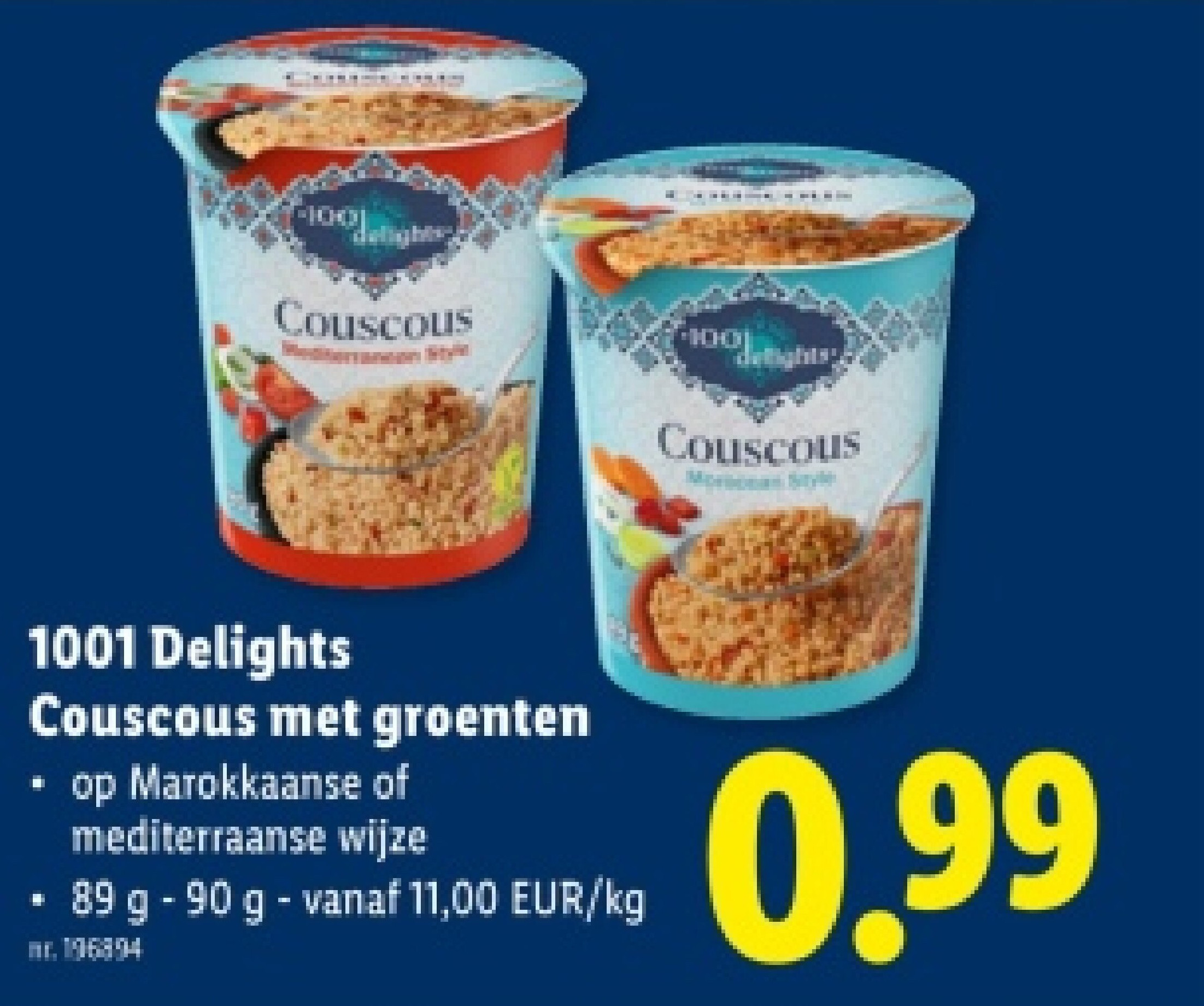 Couscous met groenten