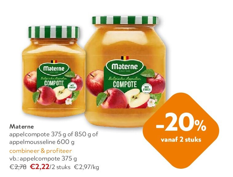 Materne appelcompote 375 g