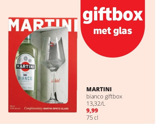 MARTINI bianco giftbox