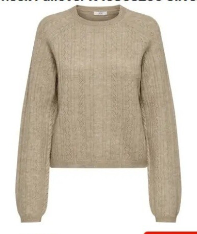 O-neck Pullover K 15363299 Silver