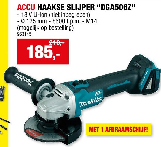 ACCU HAAKSE SLIJPER “DGA506Z”