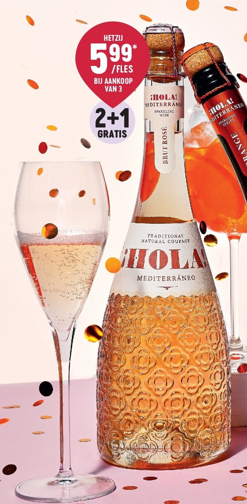 ¡Hola! Mediterráneo Brut Rosé