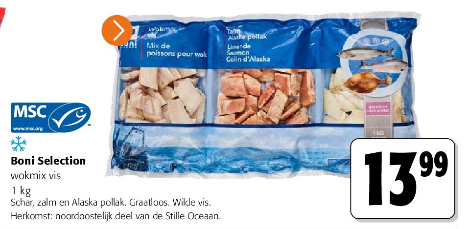 Boni Selection wokmix vis 1 kg