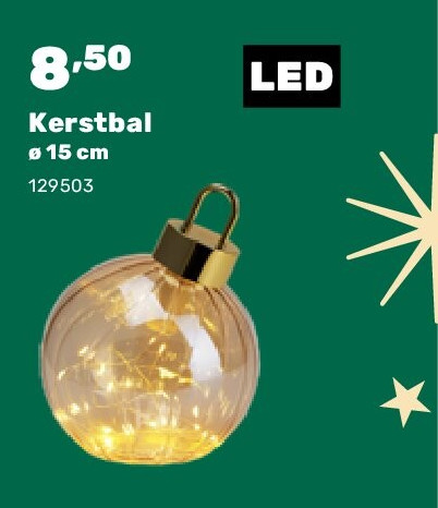 Kerstbal ø 15 cm
