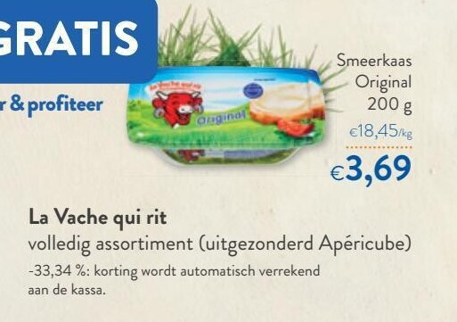 La Vache qui rit Smeerkaas Original 200