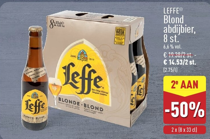 Blond abdijbier, 8st.