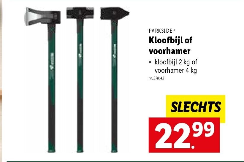 Kloofbijl of voorhamer