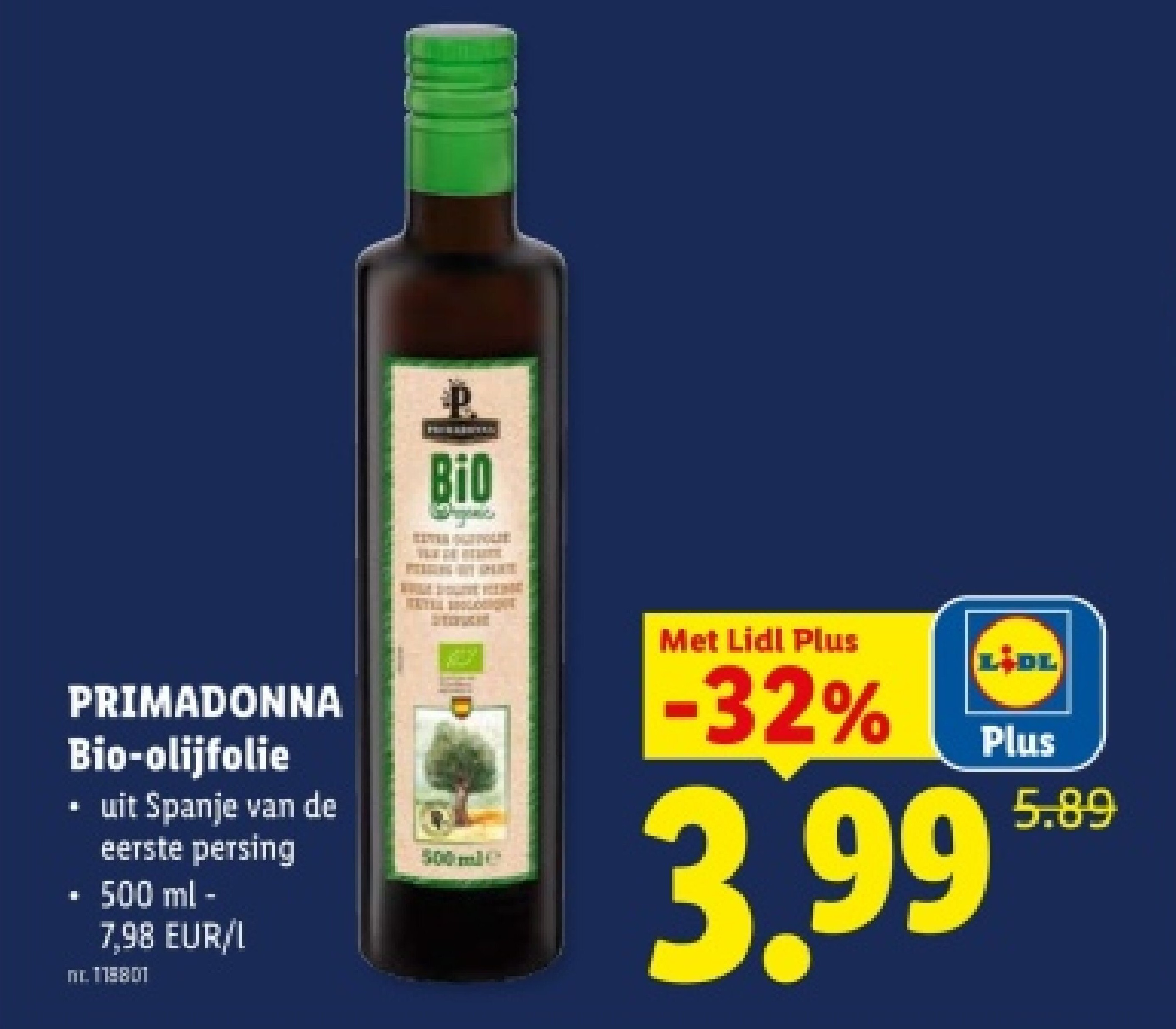 PRIMADONNA Bio-olijfolie