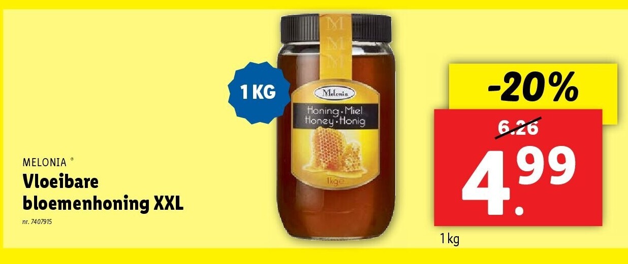 Vloeibare bloemenhoning XXL