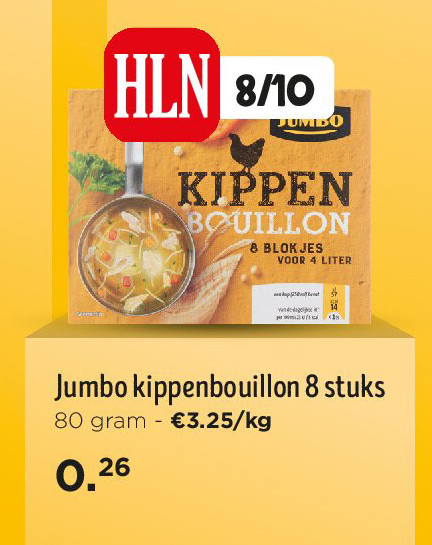 Jumbo kippenbouillon 8 stuks