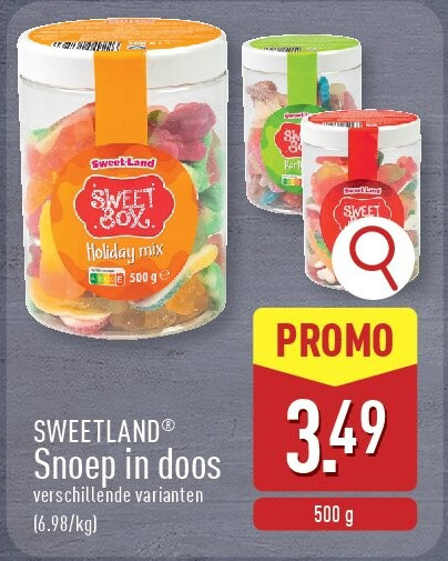Snoep in doos