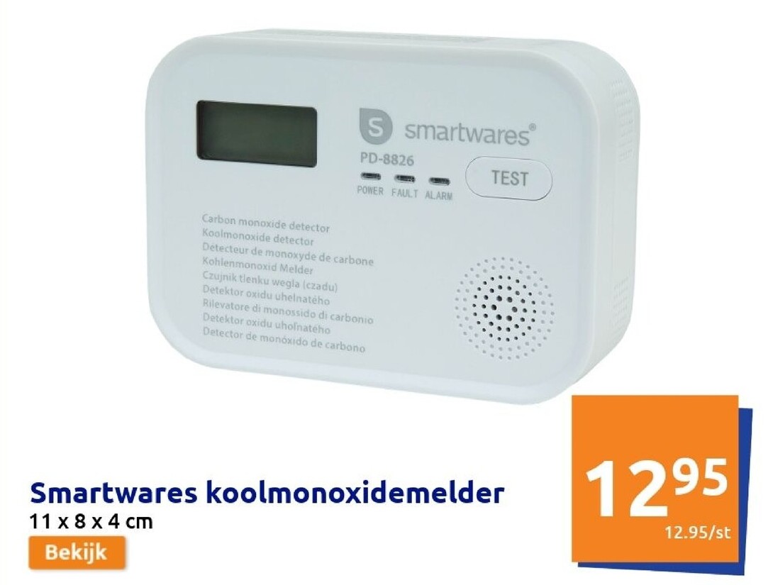 Smartwares koolmonoxidemelder